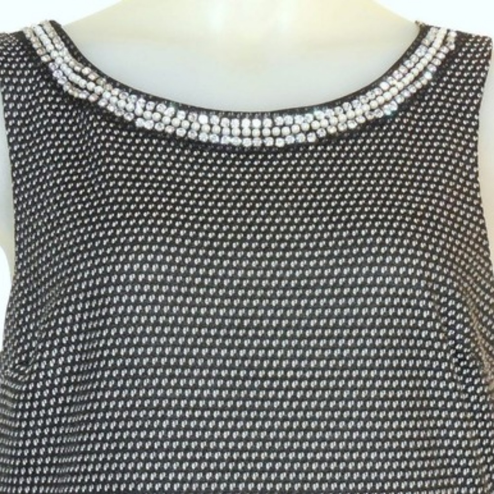 Maison Jules Rhinestone Collar Cocktail Dress XXL - Picture 6 of 7